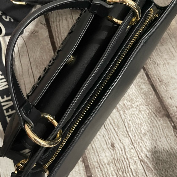 Steve Madden Bevie Satchel Bag Black DT623890 - Picture 7 of 8